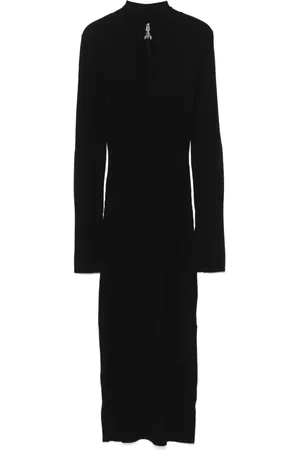 Patrizia Pepe Logo-charm midi dress