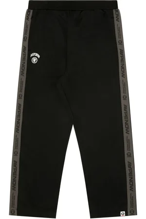 A Bathing Ape Logo-embroidered track pants