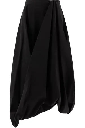 Brunello Cucinelli Draped midi skirt