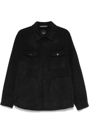 THEORY Houndstooth-pattern jacket