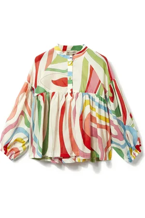 PUCCI Junior Marmo-print cotton dress