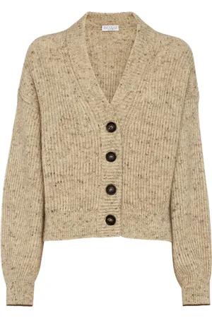 Brunello Cucinelli M??lange wool-blend cardigan