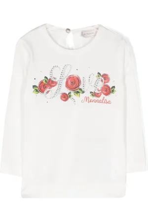 MONNALISA Logo-print coton T-shirt
