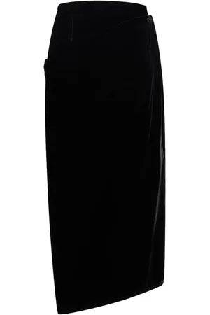 Etro Velvet midi skirt