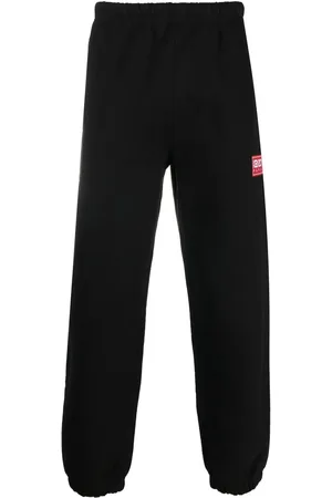 Kenzo Logo-patch cotton track pants