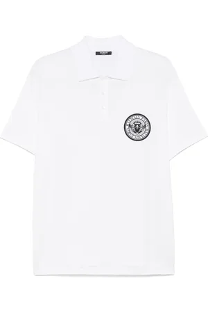 Balmain Coin-print polo shirt