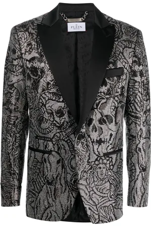 Philipp Plein Lord Fit Tattoo blazer