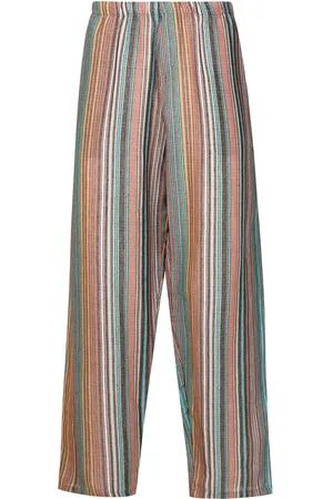 AMIR SLAMA Jacquard wide-leg trousers