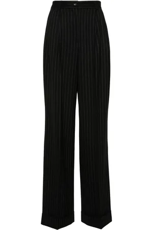 Dolce & Gabbana Pinstriped wide-leg trousers