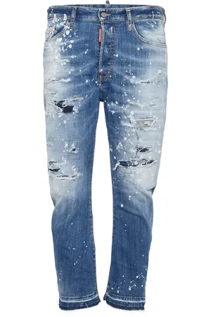 Dsquared2 Distressed straight-leg jeans