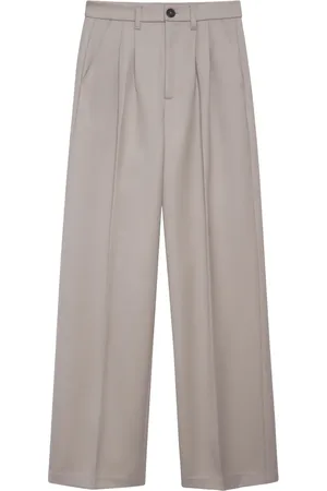 ANINE BING Carrie pressed-crease tailored trousers