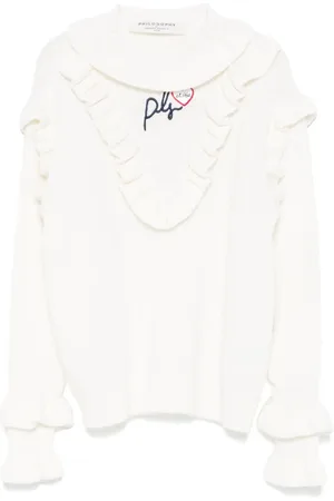 PHILOSOPHY DI LORENZO SERAFINI Embroidered-logo sweater