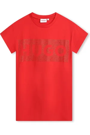 HUGO BOSS Stud-embellished cotton T-shirt