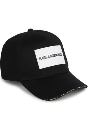 Karl Lagerfeld Logo-appliqu?? cotton baseball cap