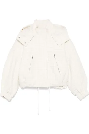 Maje Tweed puffer jacket