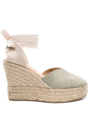 MANEBI 110mm suede espadrilles