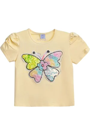 Mimi Tutu Butterfly-appliqu?? T-shirt