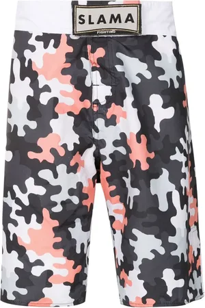AMIR SLAMA Camouflage-print Bermuda shorts