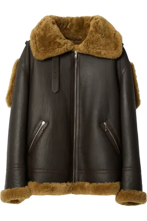 Burberry Shearling Aviator leather jacket