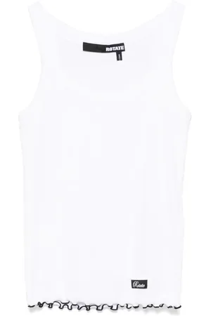 ROTATE Ribbed tank top