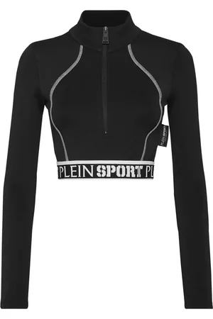 Philipp Plein Logo-underband crop top