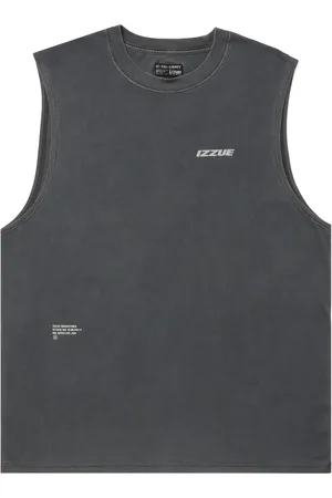Izzue Logo-print cotton tank top