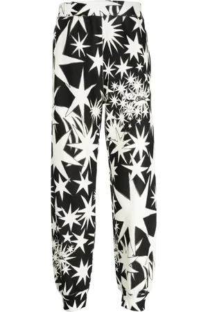 UNDERCOVER Star-print cotton track pants