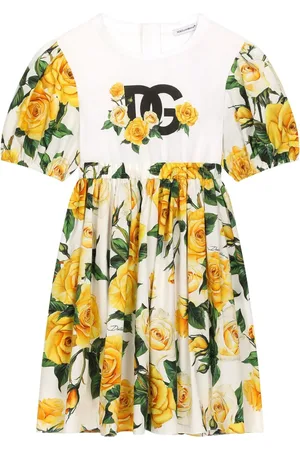 Dolce & Gabbana Rose-print cotton dress