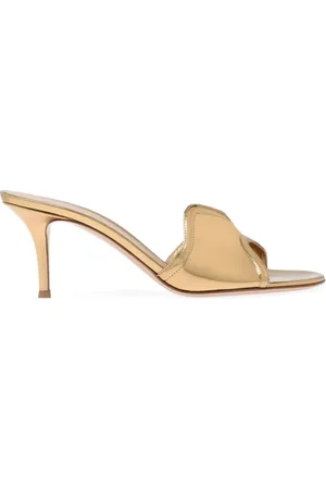 Gianvito Rossi Lucrezia metallic-effect sandals