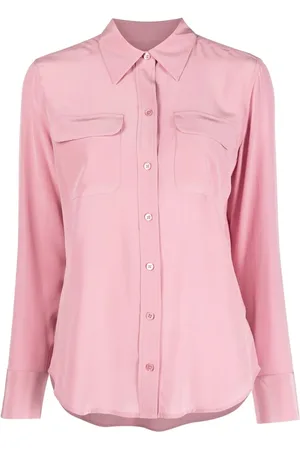 Equipment Long-sleeve silk shirt