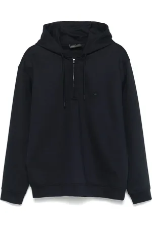 Emporio Armani Embroidered-logo hoodie