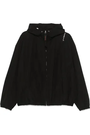 Marni Crinkled hooded jacket