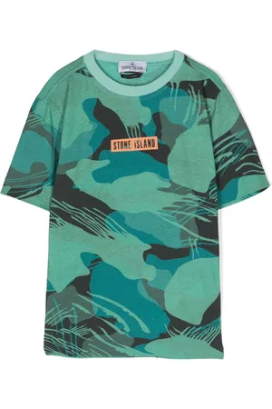 Stone Island Logo-print cotton T-shirt