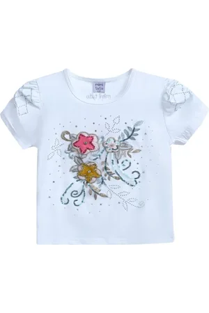 Mimi Tutu Floral-appliqu?? T-shirt