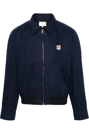 Maison Kitsuné Fox head-patch shirt jacket