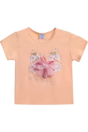 Mimi Tutu Swan-appliqu?? T-shirt