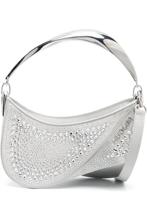 MUGLER Small Spiral Curve 01 top-handle bag