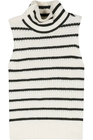 FORTE FORTE Striped sleeveless blouse
