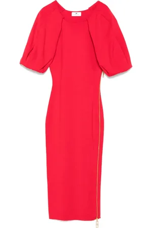 Elisabetta Franchi Zip-detail midi dress