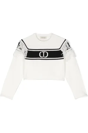 Twin-Set Logo-intarsia sweater