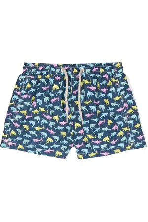 MC2 SAINT BARTH Shark-print swim shorts