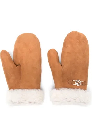 Maje Shearling mittens