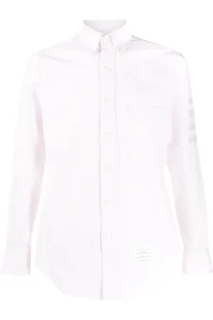 Thom Browne Satin weave 4-Bar shirt
