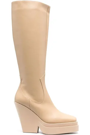 Gia Borghini 120mm knee-high leather boots
