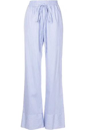 Gloria Coelho X Isabella Fiorentino striped cotton trousers