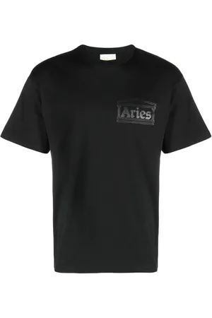 ARIES Logo-print crew-neck T-shirt