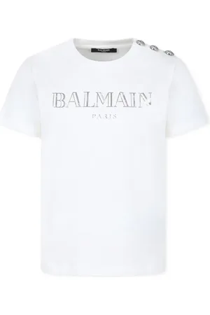 Balmain Logo-print organic-cotton T-shirt