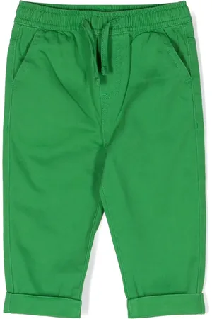 Stella McCartney Drawstring-waist cotton trousers