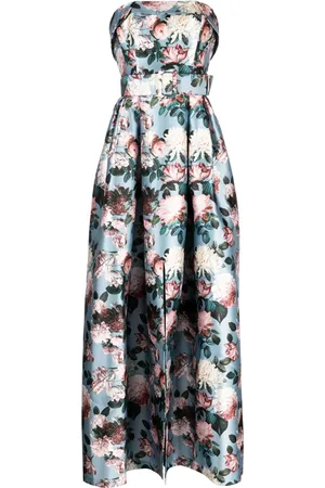 Sachin & Babi Brielle floral-print gown