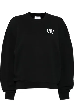 OFF-WHITE OW logo-print cotton sweatshirt